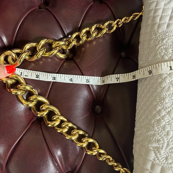 Versace Purple Micro Vanitas Flap Shoulder Bag with Chain - Picture 16 of 16